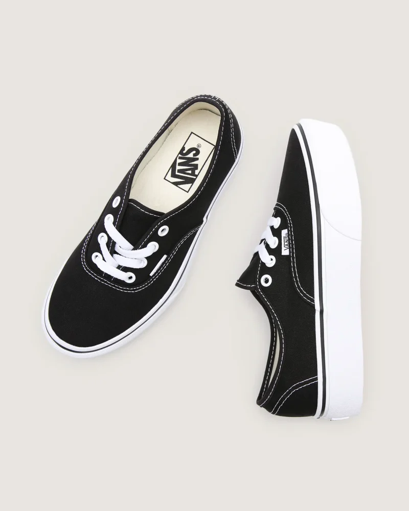 VANS - נעלי פלטפורמה Authentic Platform 2.0 – VA3AV8BLK – black – 1