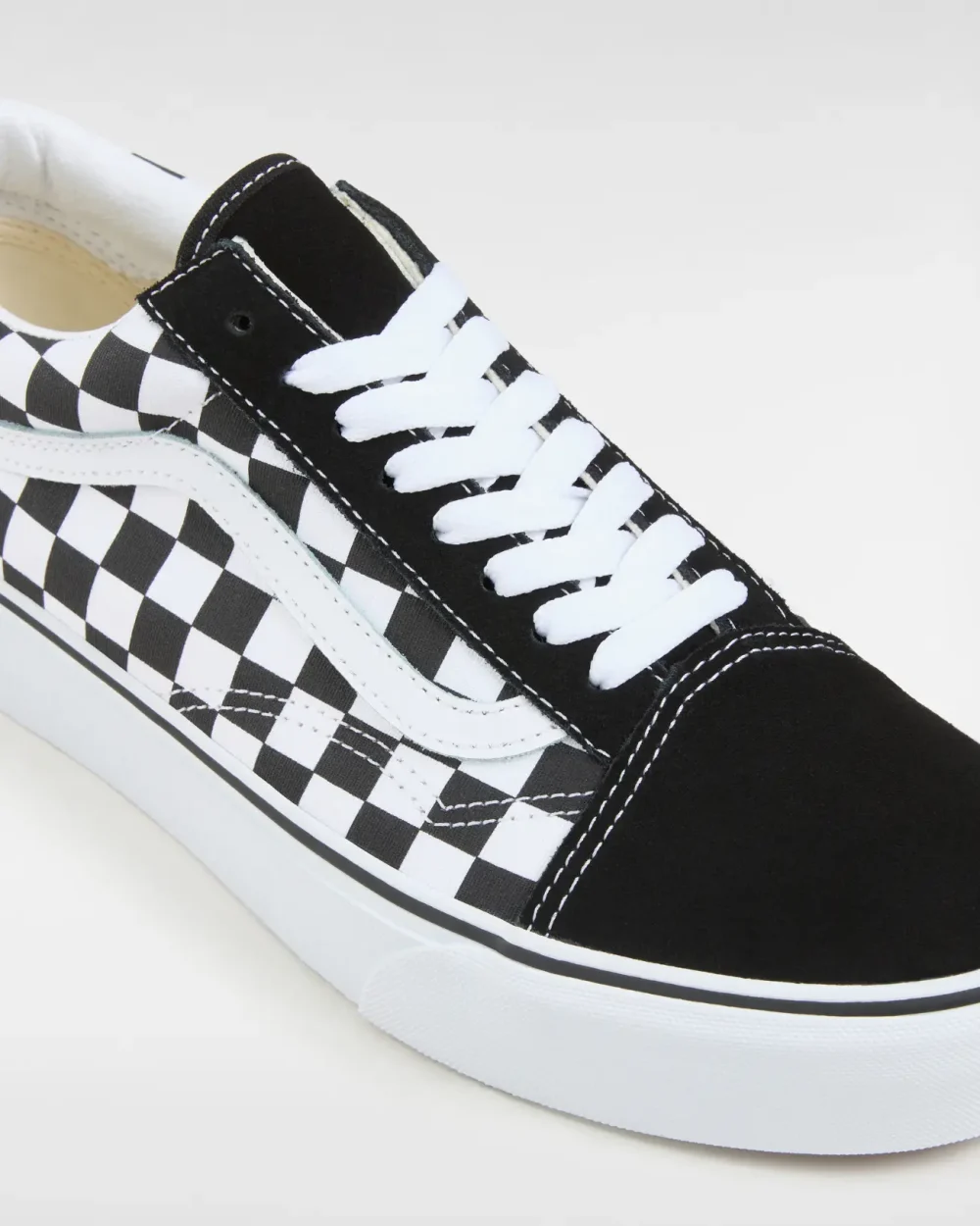 VANS - נעלי פלטפורמה Platform Old Skool – VA3B3UHRK – checkerboard-blk-tr-wht – 3
