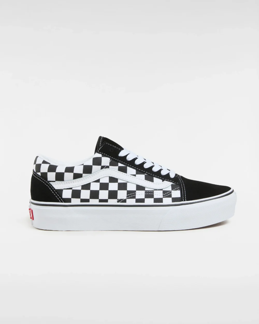VANS - נעלי פלטפורמה Platform Old Skool – VA3B3UHRK – checkerboard-blk-tr-wht – 4
