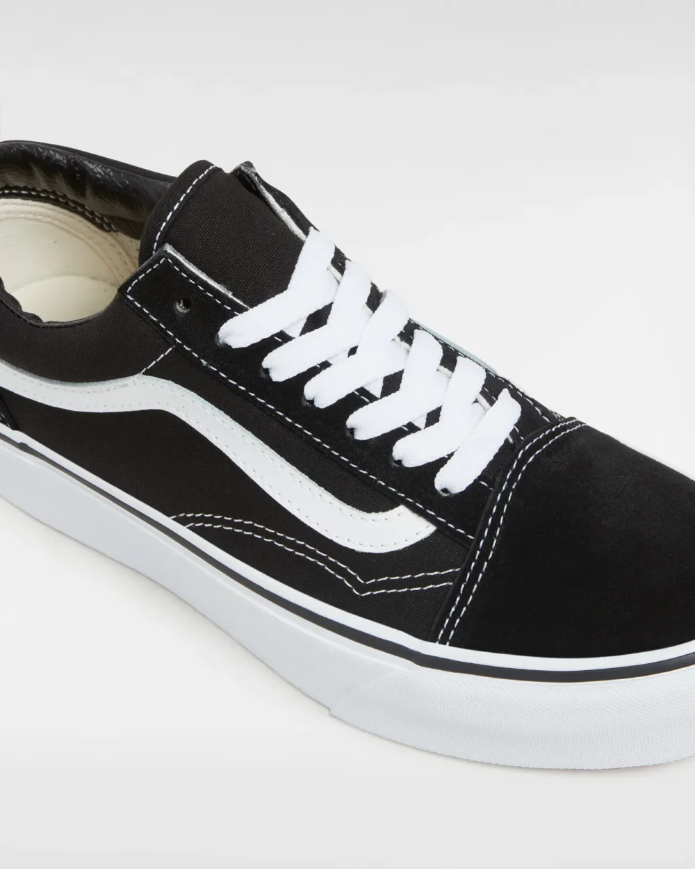 VANS - נעלי פלטפורמה Platform Old Skool – VA3B3UY28 – black-white – 3