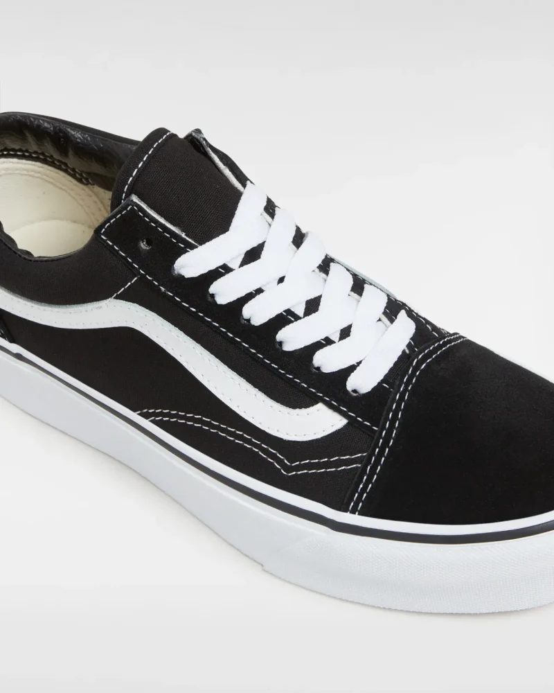 VANS - נעלי פלטפורמה Platform Old Skool – VA3B3UY28 – black-white – 3