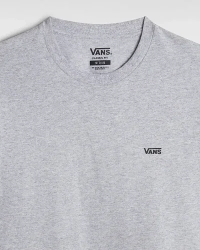 VANS - טי שירט Left Chest Logo – VA3CZEATJ – athletic-heather-black – 1
