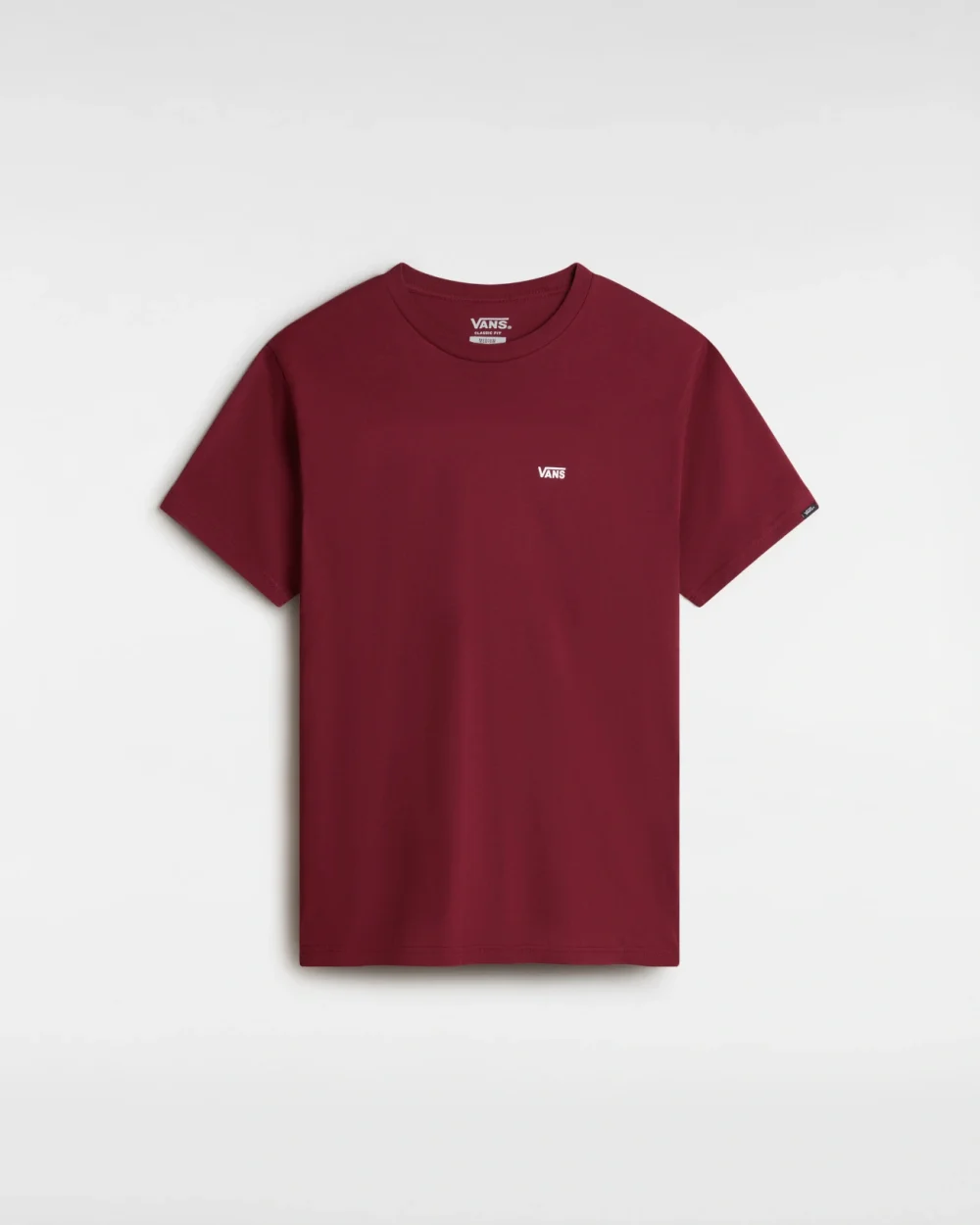 VANS - טי שירט Left Chest Logo – VA3CZEBRG – burgundy – 1