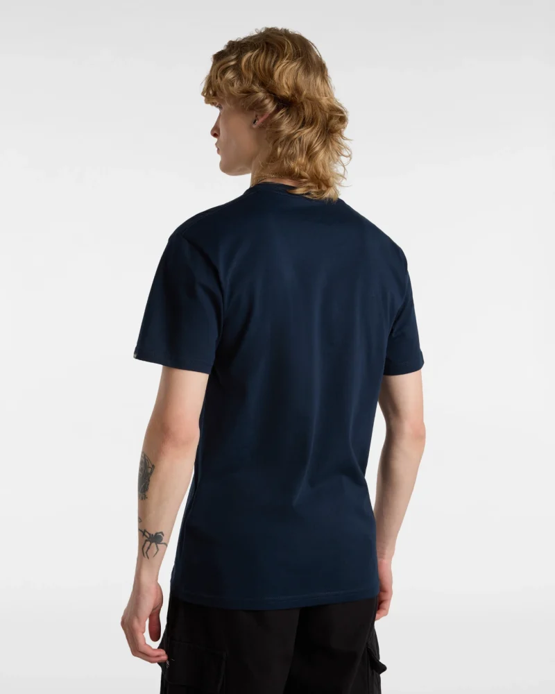 VANS - טי שירט Left Chest Logo – VA3CZENAV – navy-white – 5