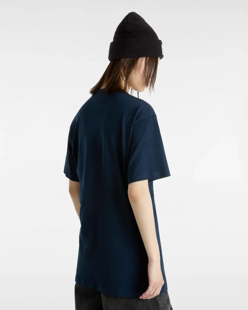 VANS - טי שירט Left Chest Logo – VA3CZENAV – navy-white – 7