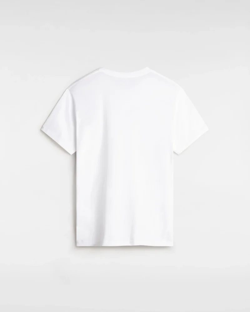 VANS - טי שירט Left Chest Logo – VA3CZEYB2 – white-black – 1