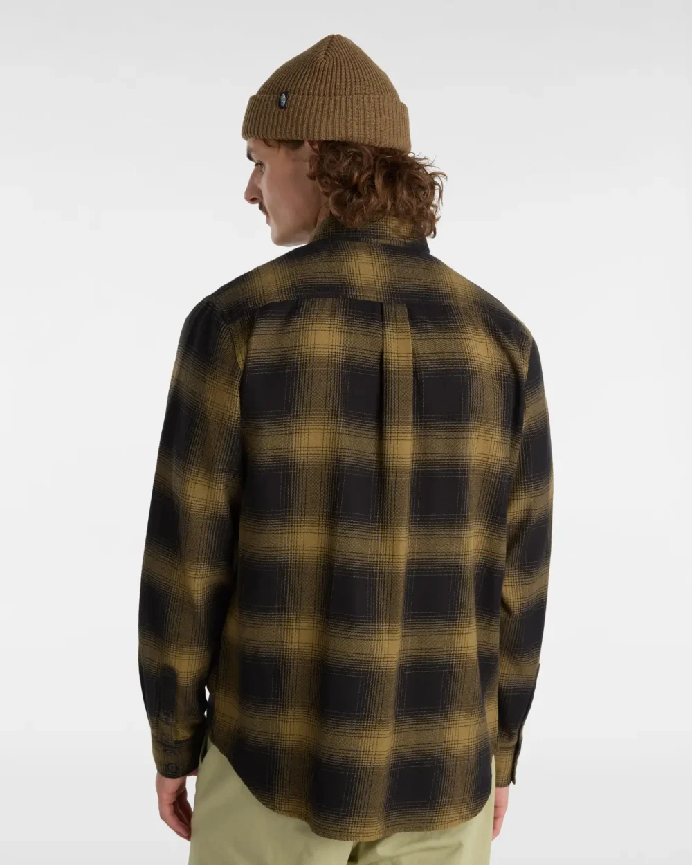 VANS - חולצה מכופתרת ארוכה Mn Monterey Iii – VA3HL3DRI – black-gothic-olive – 3