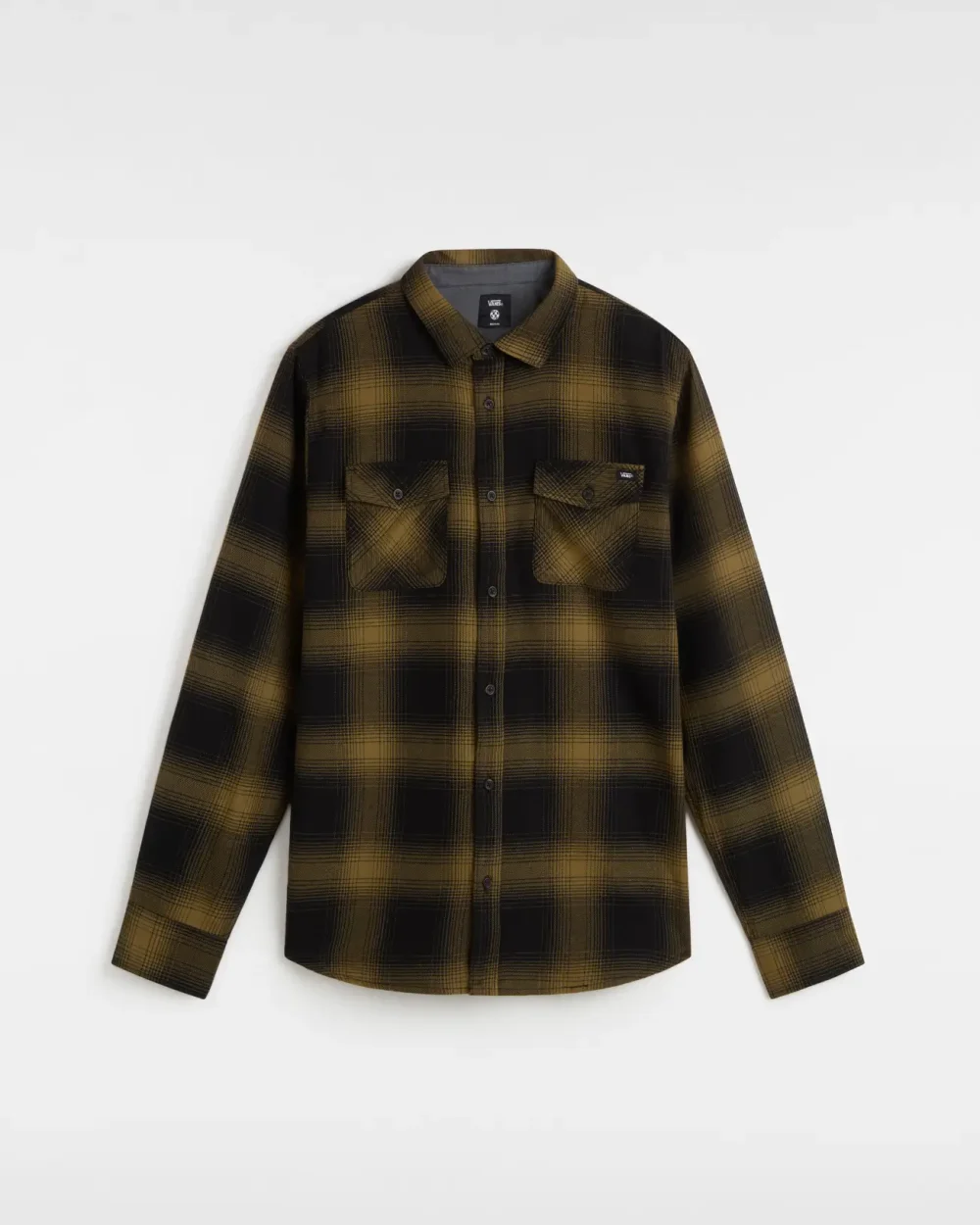 VANS - חולצה מכופתרת ארוכה Mn Monterey Iii – VA3HL3DRI – black-gothic-olive – 1