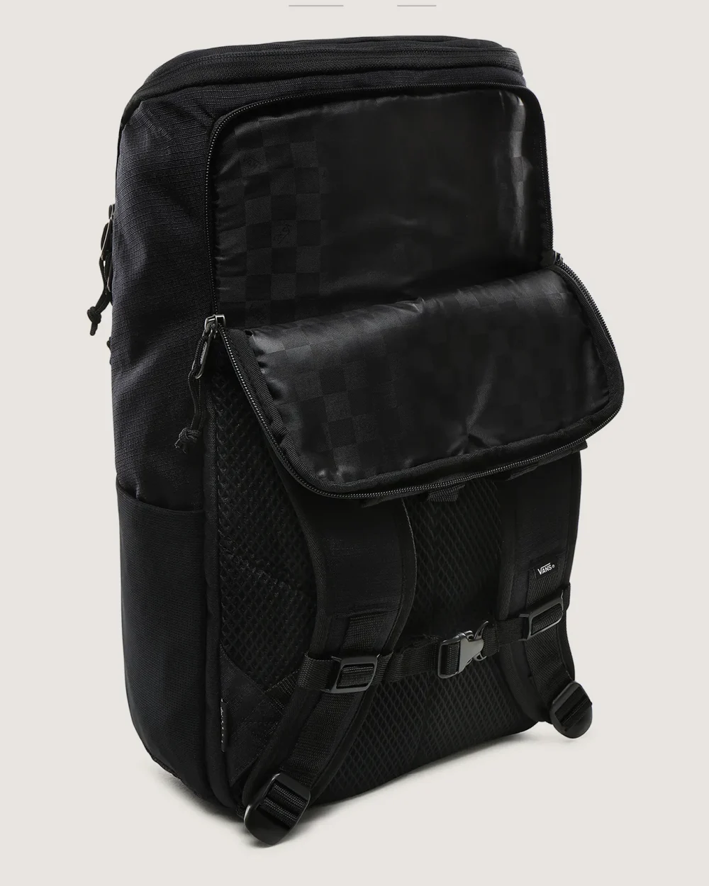 VANS - תיק גב Obstacle Skatepack – VA3I696ZC – black-ripstop – 5