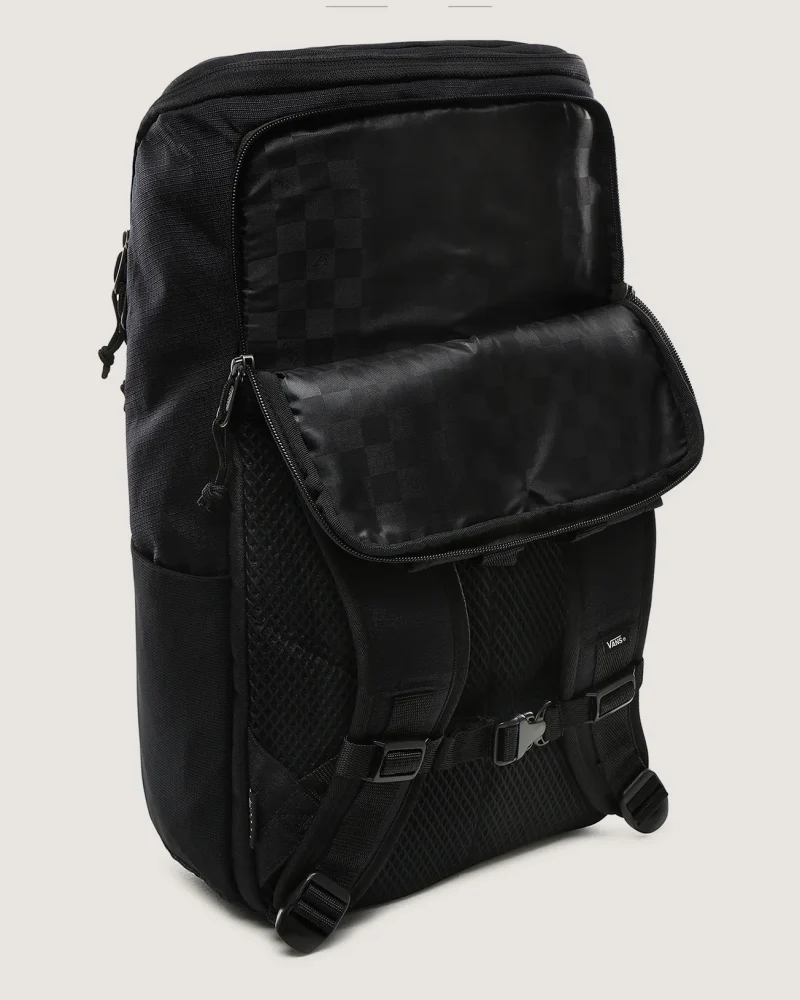 VANS - תיק גב Obstacle Skatepack – VA3I696ZC – black-ripstop – 5