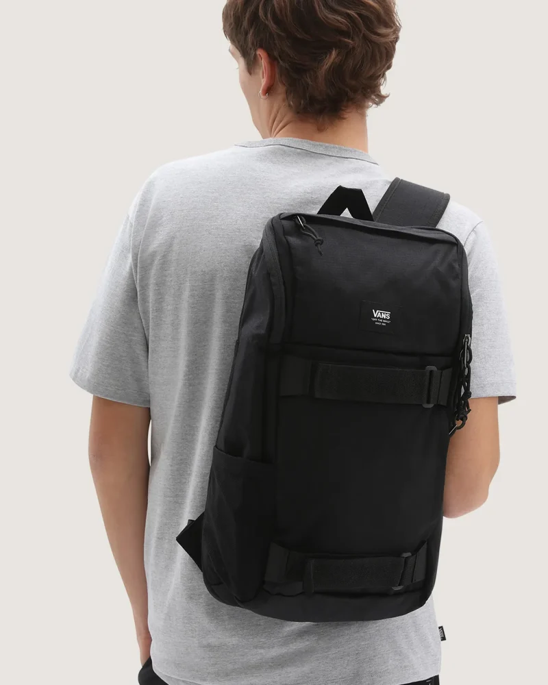 VANS - תיק גב Obstacle Skatepack – VA3I696ZC – black-ripstop – 6