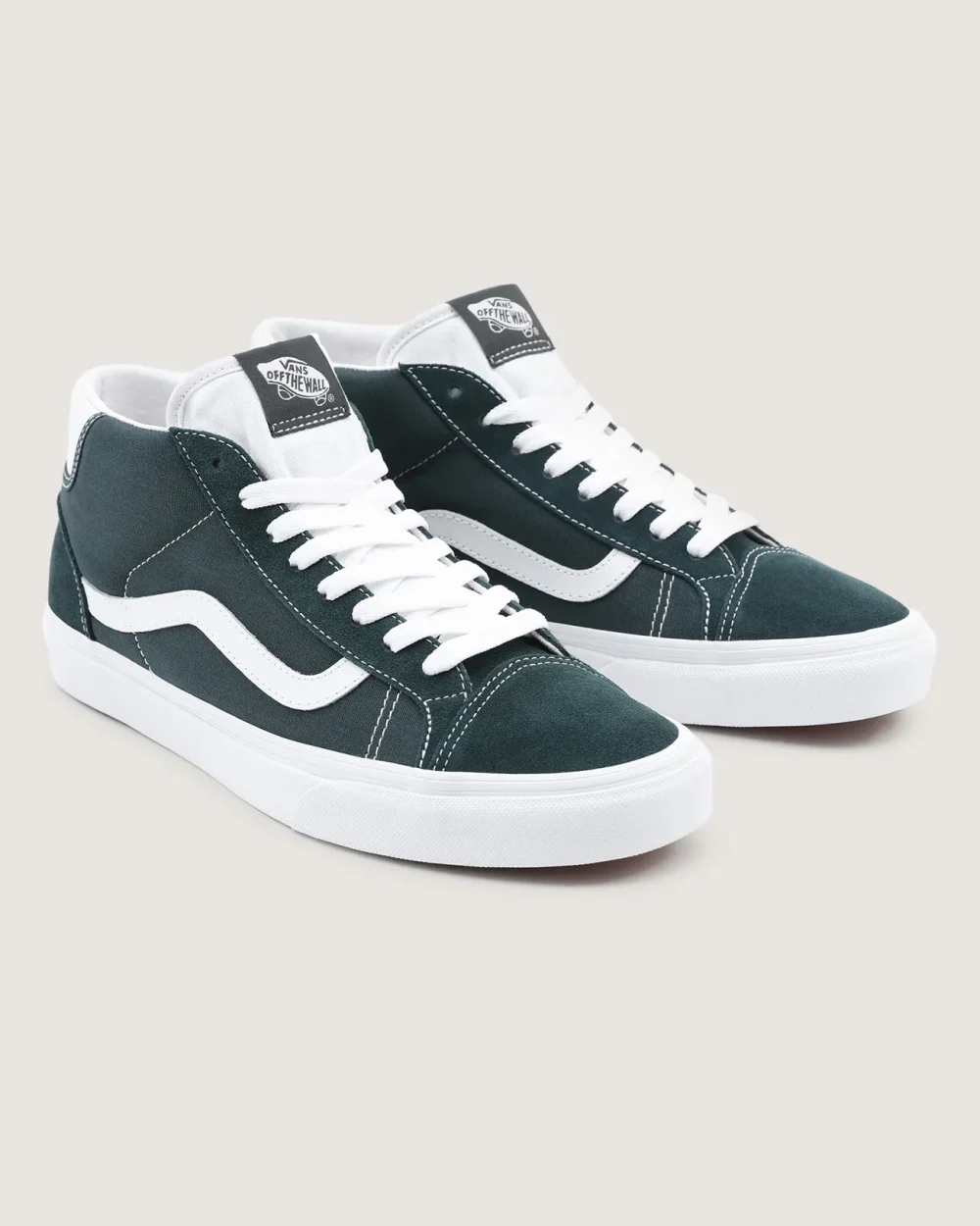VANS - נעלי סניקרס Mid Skool 37 – VA3TKF692 – darkest-spruce-true-white – 3