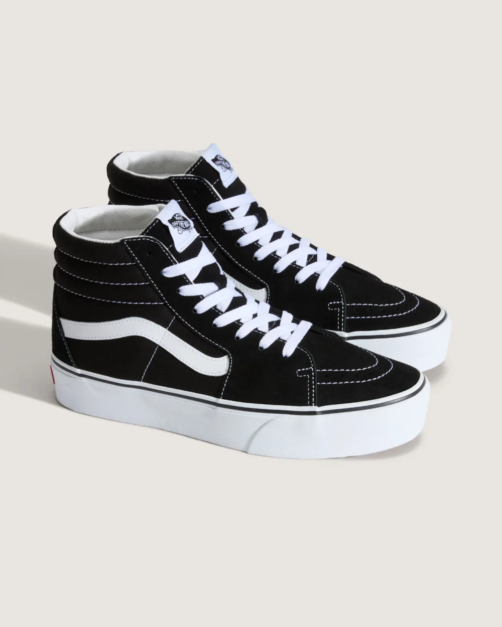 VANS - נעלי פלטפורמה Sk8-Hi Platform 2.0 – VA3TKN6BT – black-true-white – 1