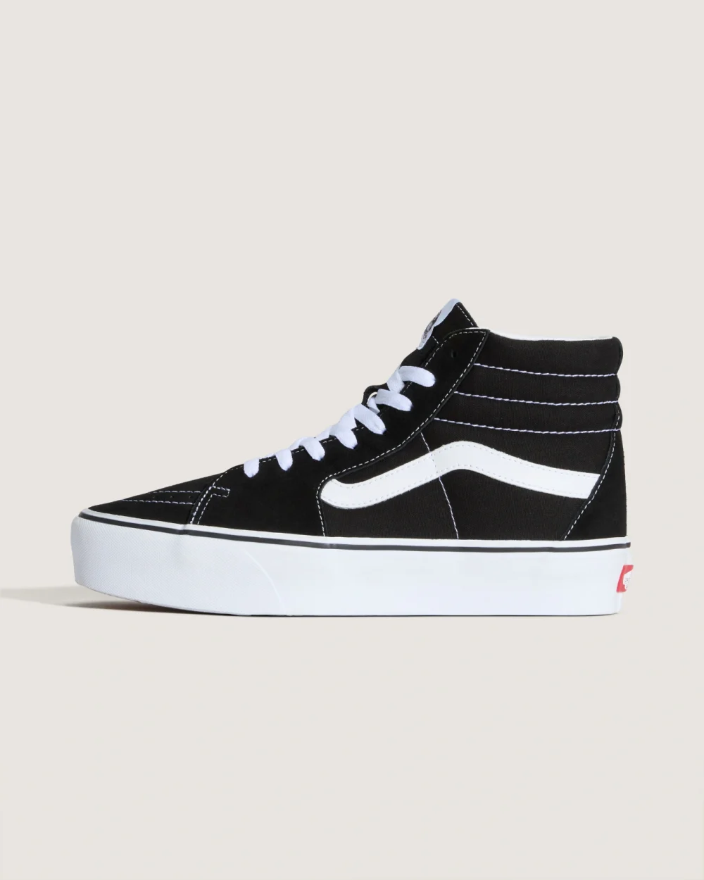 VANS - נעלי פלטפורמה Sk8-Hi Platform 2.0 – VA3TKN6BT – black-true-white – 1
