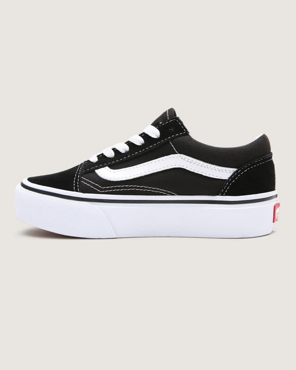 VANS - סניקרס ילדים Old Skool Platform – VA3TL36BT – black-true-white – 1
