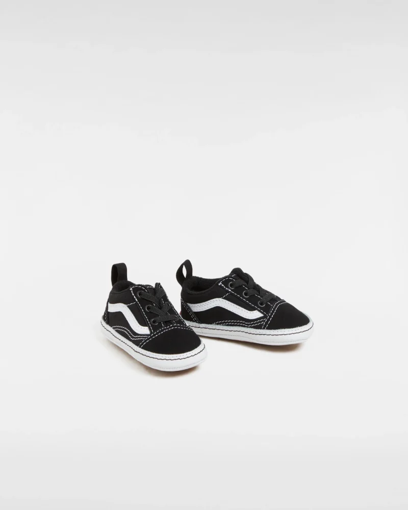 VANS - נעלי תינוקות Old Skool Crib – VA3U8K6BT – black-true-white – 1
