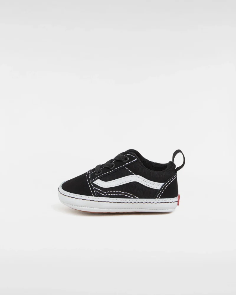 VANS - נעלי תינוקות Old Skool Crib – VA3U8K6BT – black-true-white – 5