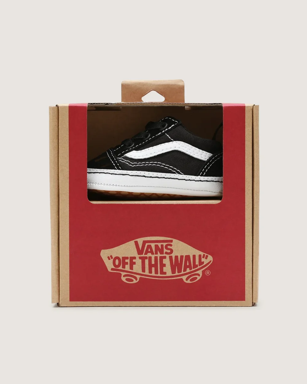VANS - נעלי תינוקות Old Skool Crib – VA3U8K6BT – black-true-white – 1