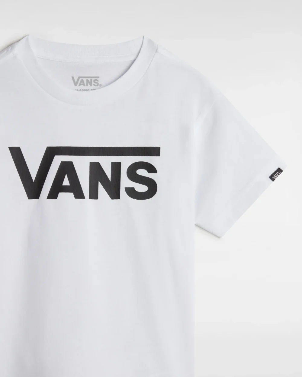 VANS - טי שירט ילדים Vans Classic – VA3W76YB2 – white-black – 6