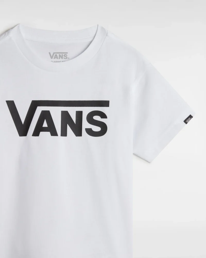 VANS - טי שירט ילדים Vans Classic – VA3W76YB2 – white-black – 6