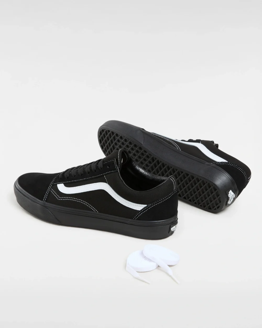 VANS - נעלי סניקרס Old Skool – VA3WKT5WU – suede-canvasblkblktrwht – 2