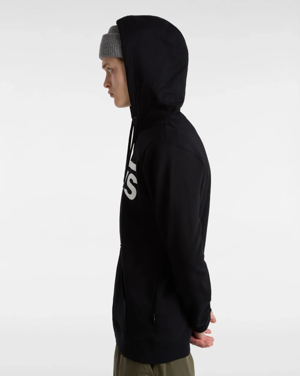 VANS - קפוצ'ון Vans Classic Zip – VA456CY28 – black-white – 3