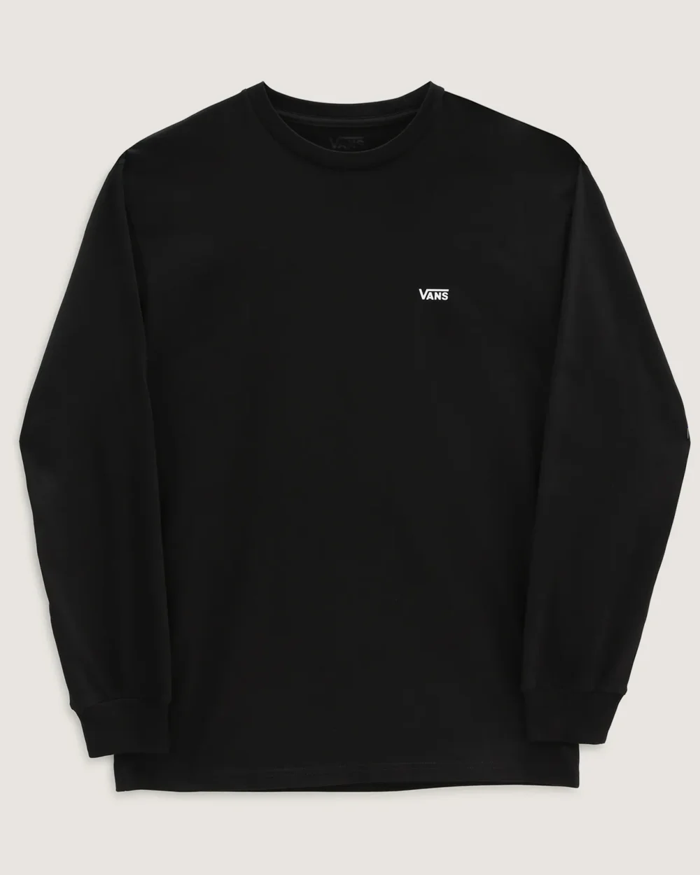 VANS - טי שירט ארוכה Left Chest Hit – VA49LCY28 – black-white – 5