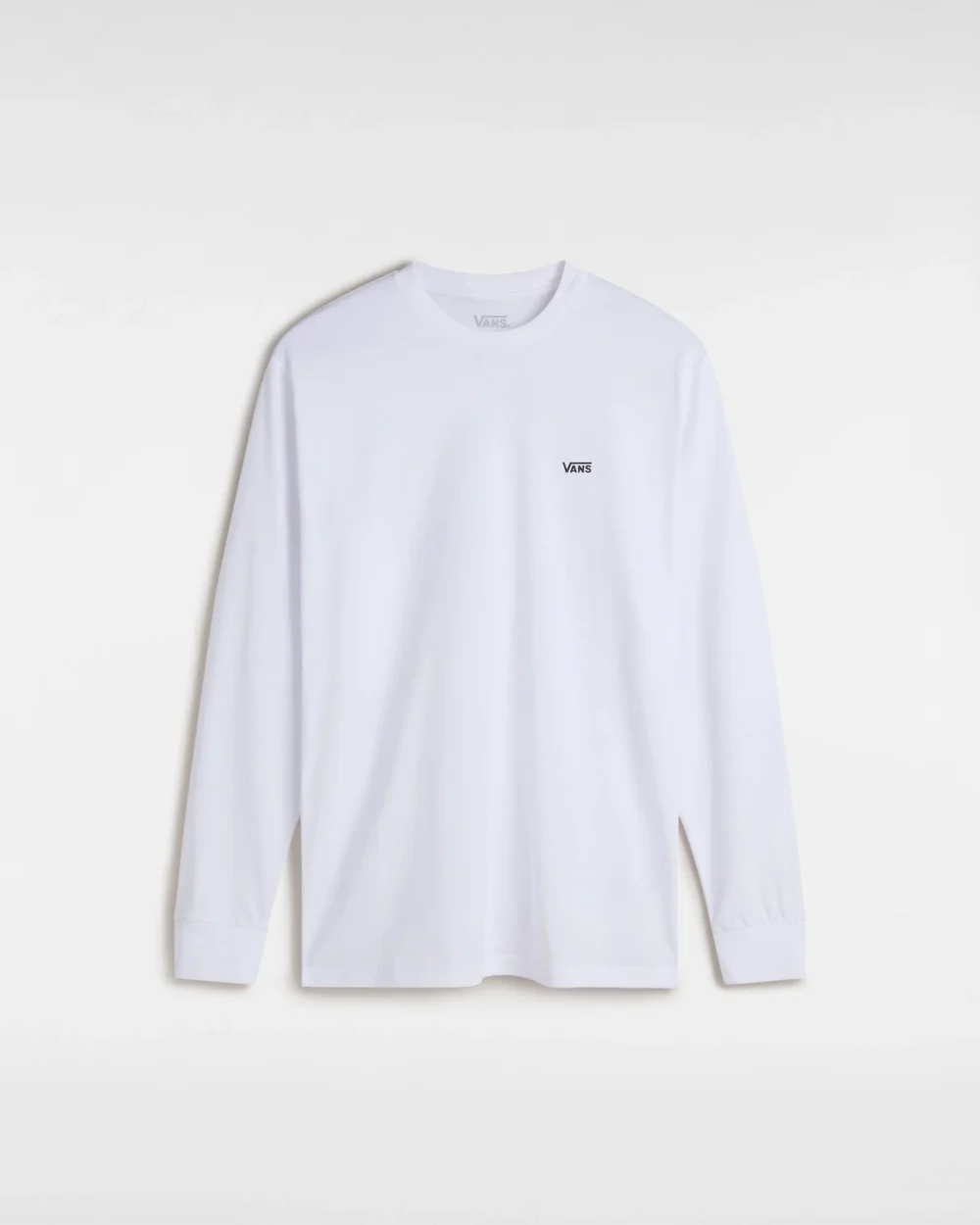VANS - טי שירט ארוכה Left Chest Hit – VA49LCYB2 – white-black – 1