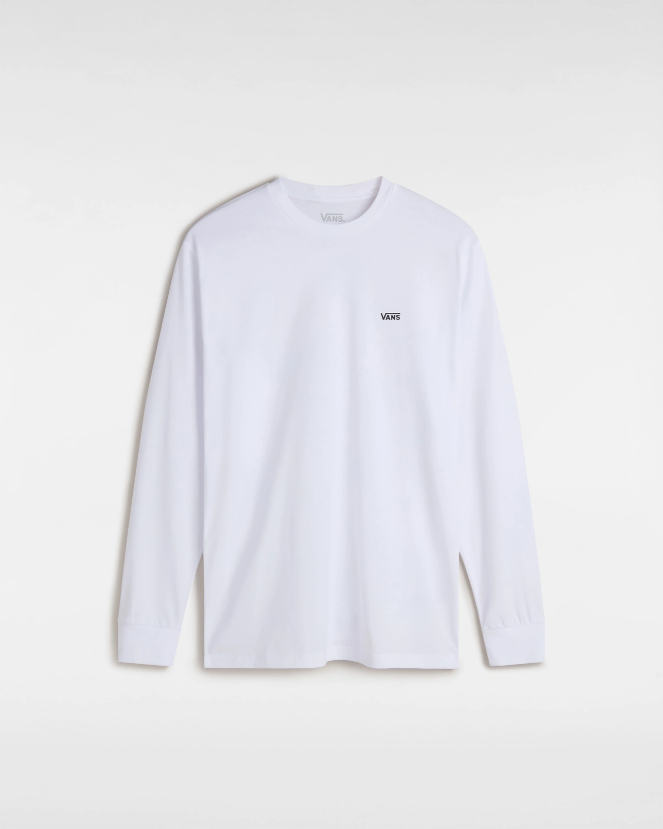VANS - טי שירט ארוכה Left Chest Hit – VA49LCYB2 – white-black – 1