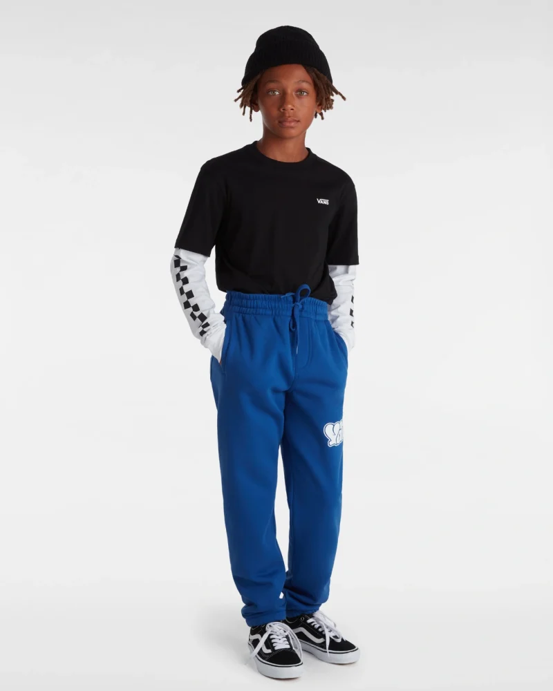 VANS - טי שירט ארוכה נוער Long Twofer – VA49OYBLK – black – 4