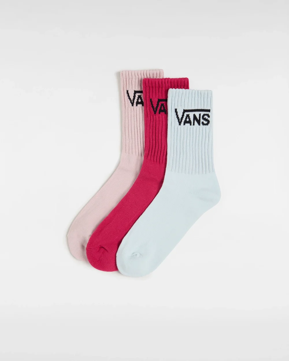 VANS - מארז 3 גרביים Classic Crew – VA49ZFC9L – cherries-jubilee – 1