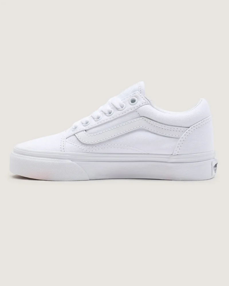 VANS - סניקרס ילדים Old Skool – VA4BUUQLZ – true-white-true-white – 1