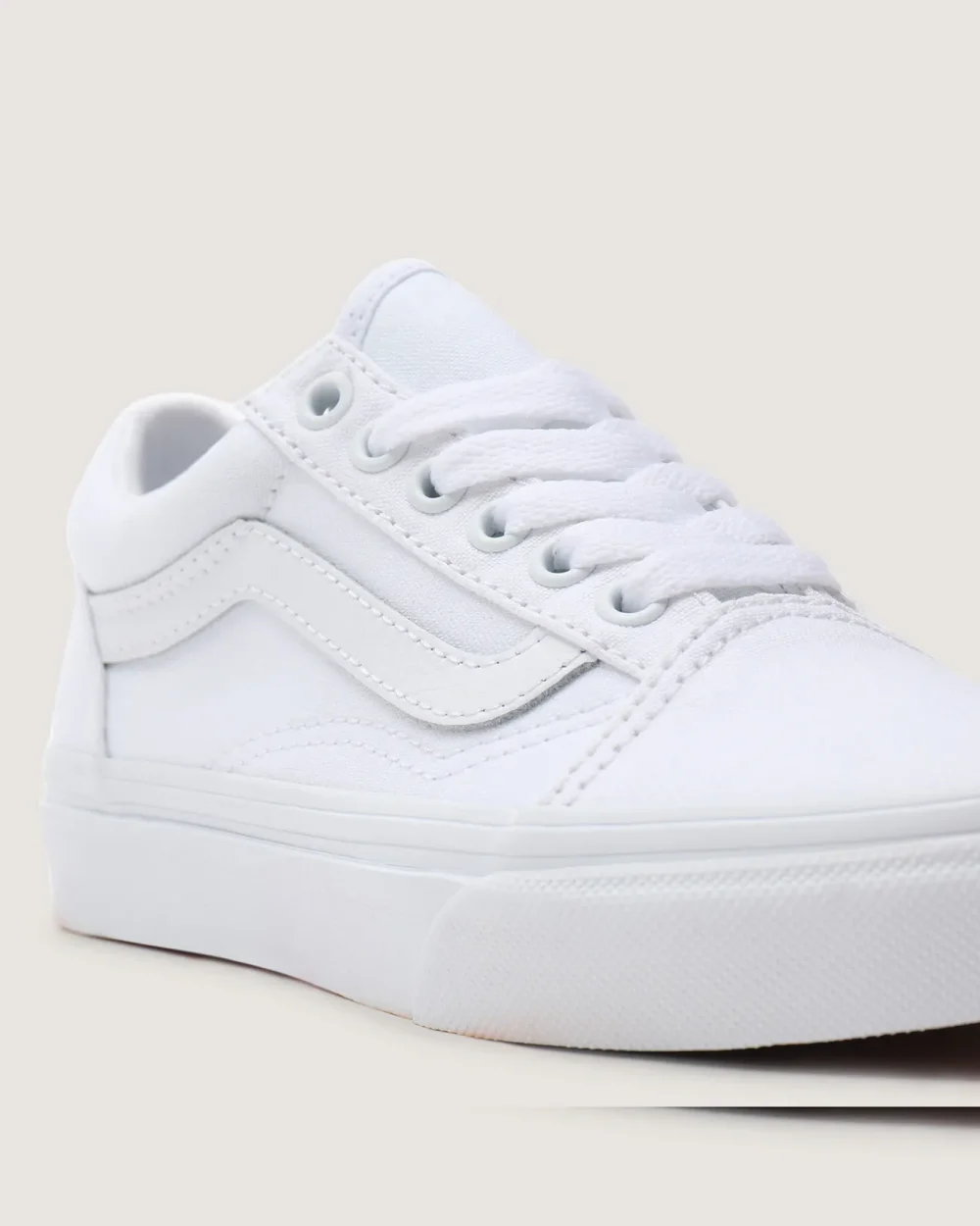 VANS - סניקרס ילדים Old Skool – VA4BUUQLZ – true-white-true-white – 6