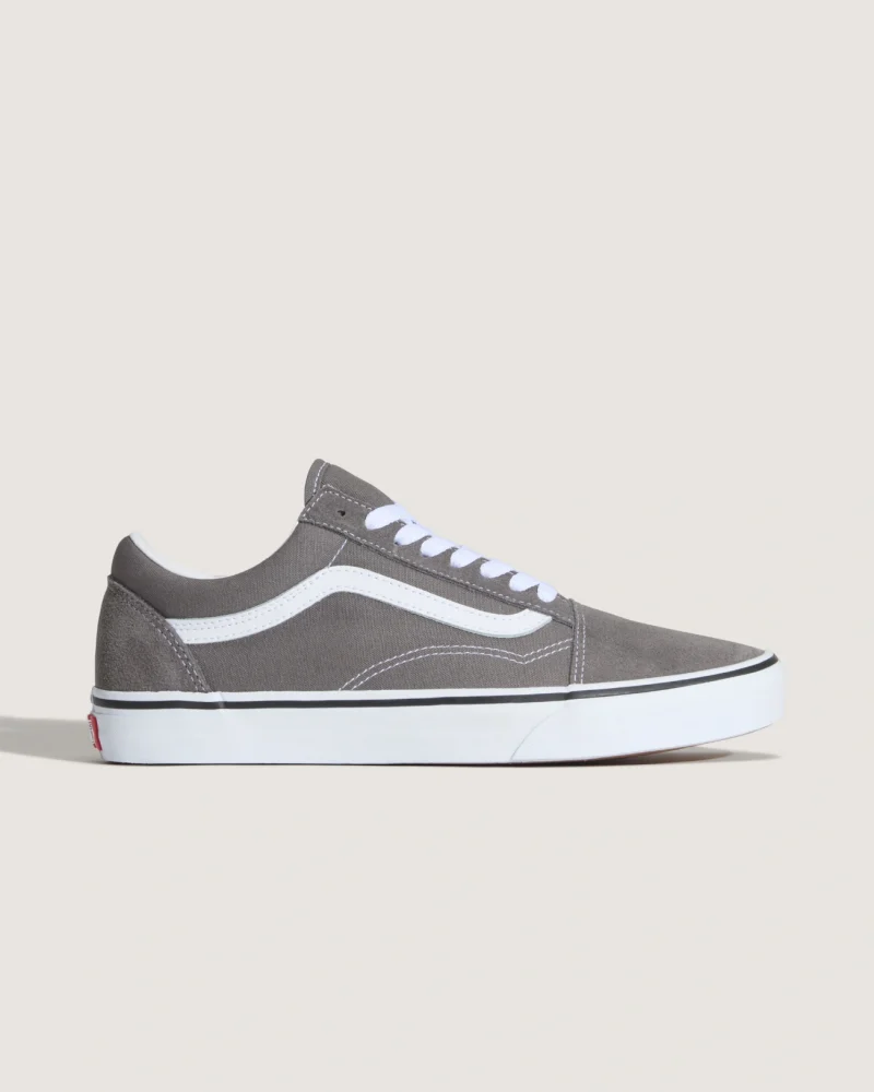 VANS - נעלי סניקרס Old Skool – VA4BV5195 – pewter-true-white – 5
