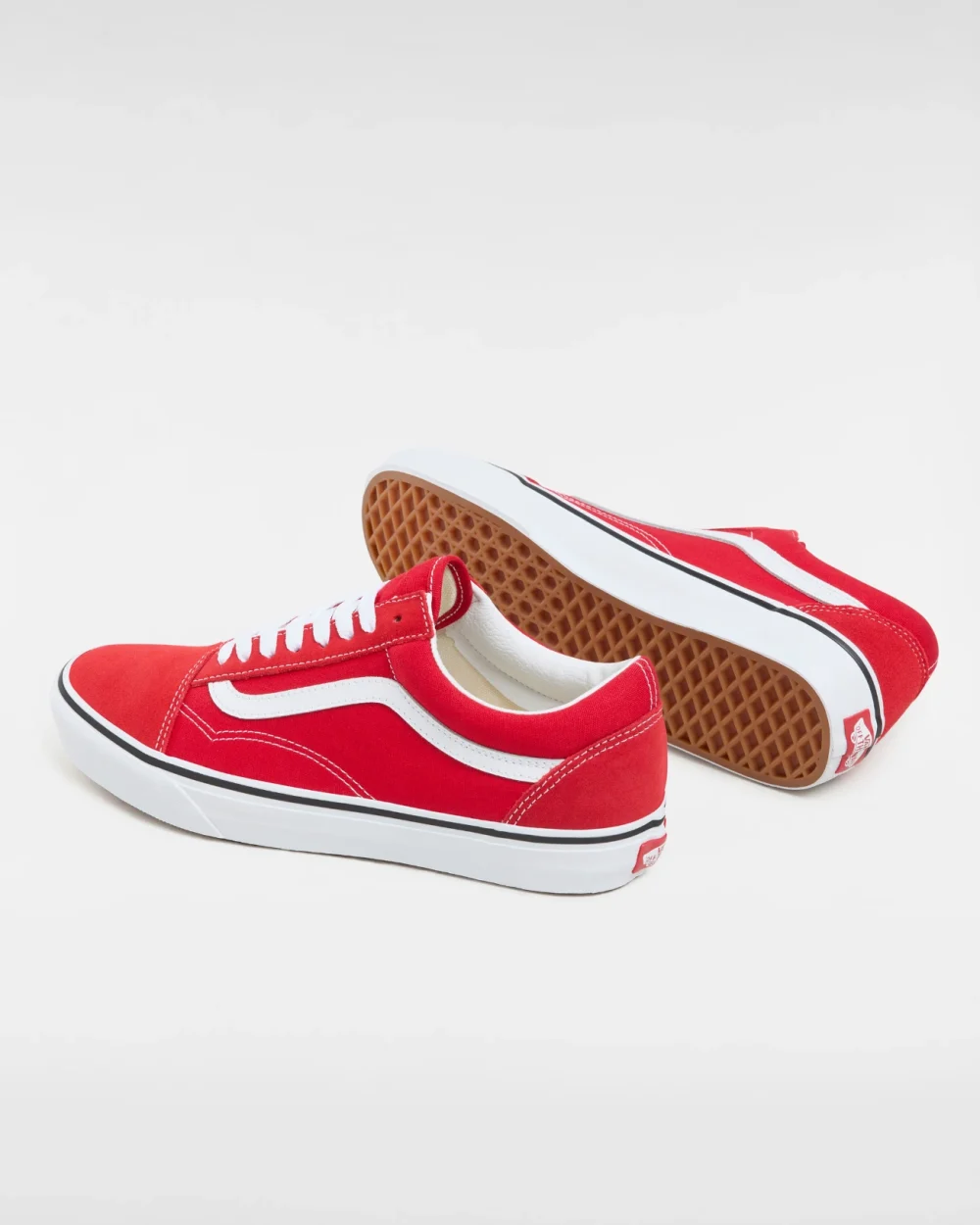 VANS - נעלי סניקרס Old Skool – VA4BV5JV6 – racing-red-true-white – 2