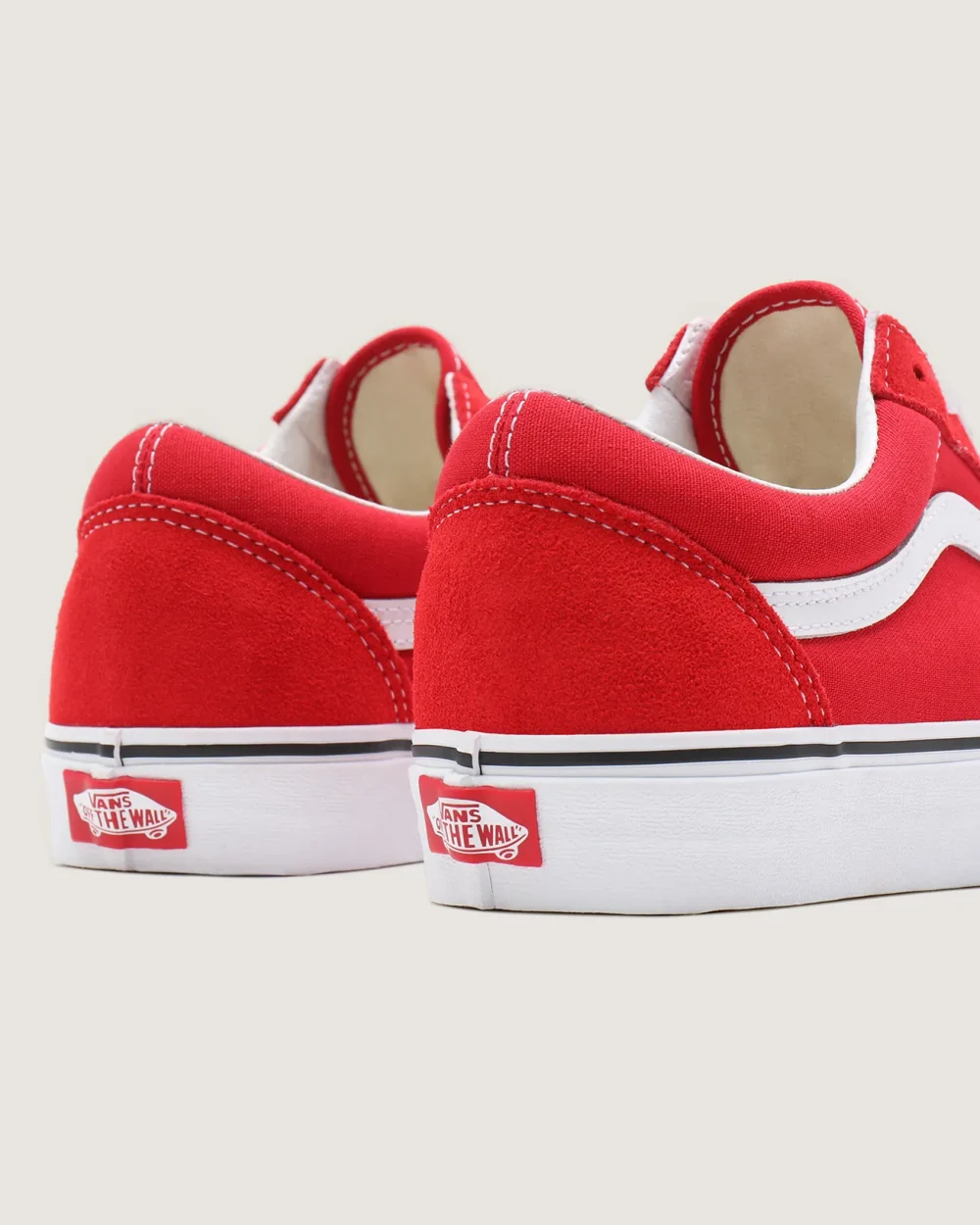 VANS - נעלי סניקרס Old Skool – VA4BV5JV6 – racing-red-true-white – 5