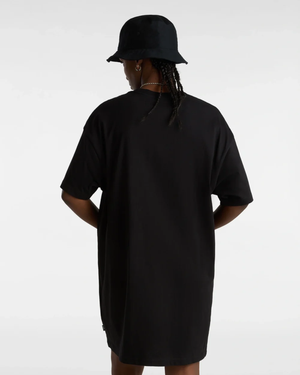 VANS - שמלה Center Vee Tee Dress – VA4RU2BLK – black – 2