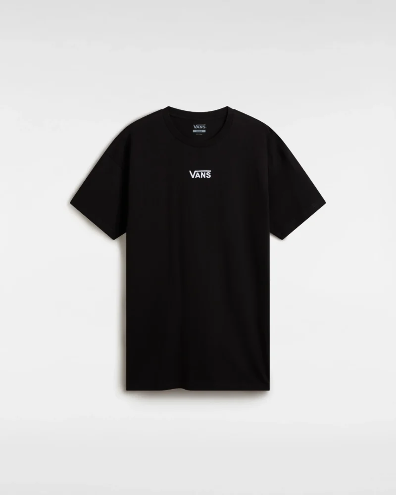 VANS - שמלה Center Vee Tee Dress – VA4RU2BLK – black – 5