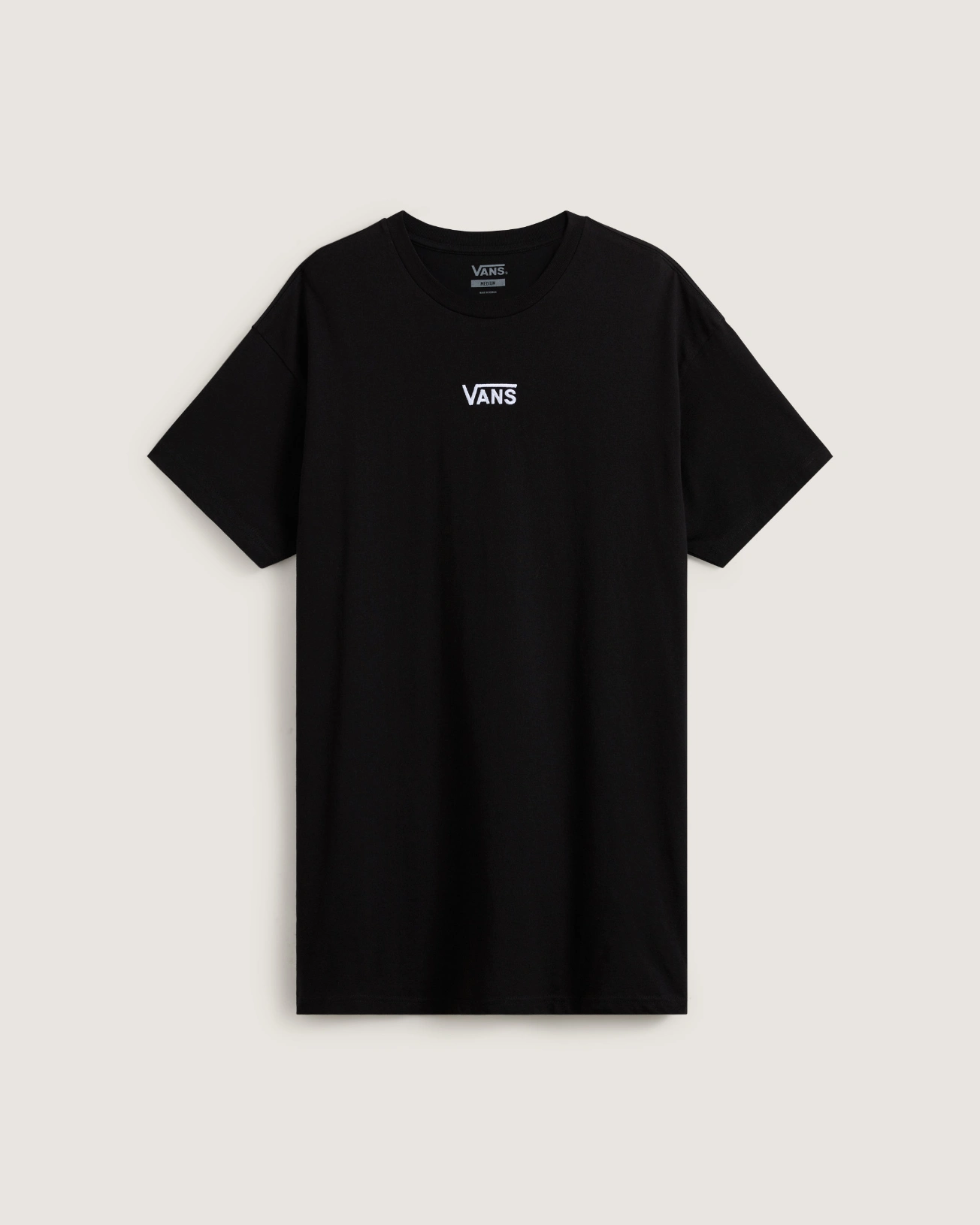 VANS - שמלה Center Vee Tee Dress – VA4RU2BLK – black – 1