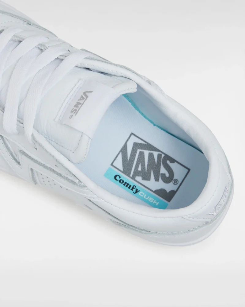 VANS - נעליים Leather Lowland Comfycush – VA4TZYOER – leather-truewht-truewht – 6