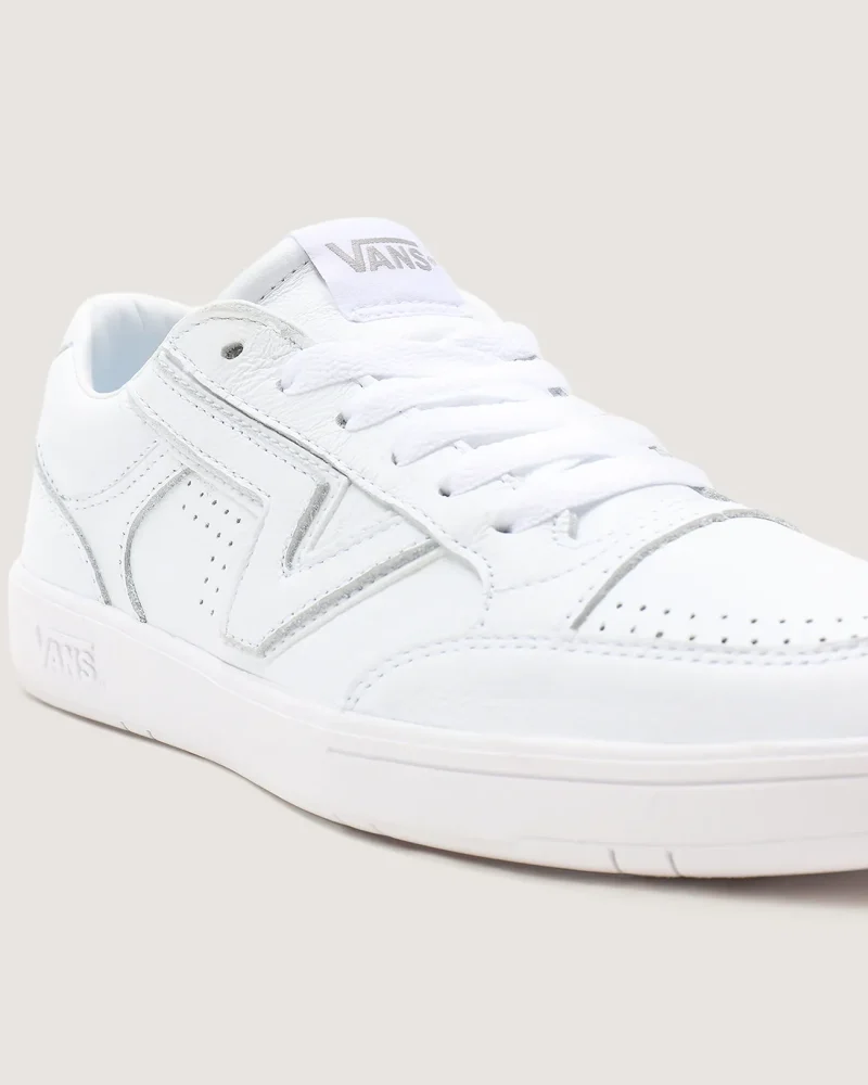 VANS - נעליים Leather Lowland Comfycush – VA4TZYOER – leather-truewht-truewht – 7