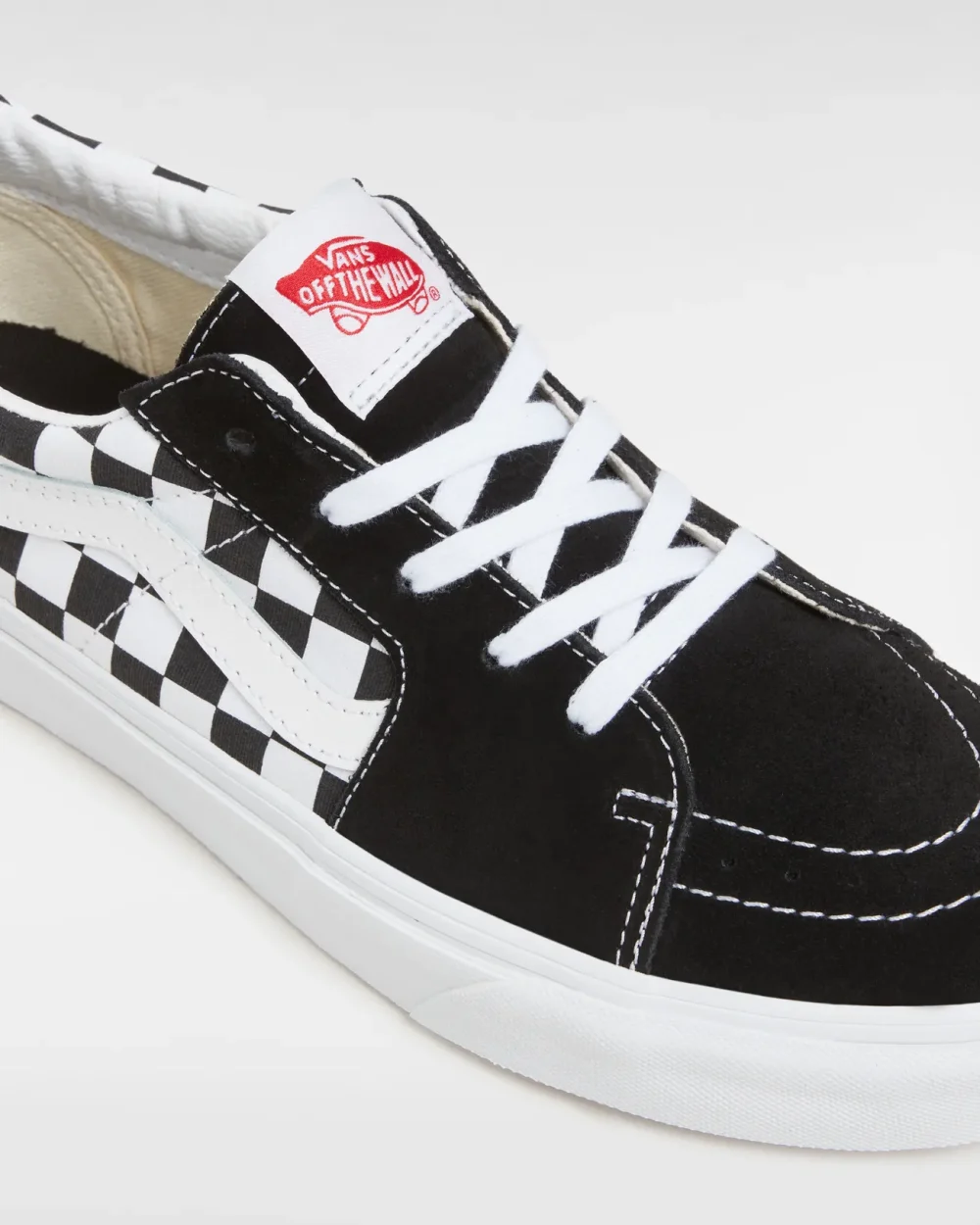 VANS - נעלי סניקרס Sk8-Low – VA4UUK4W7 – canvas-suede-blkchckrbrd – 3