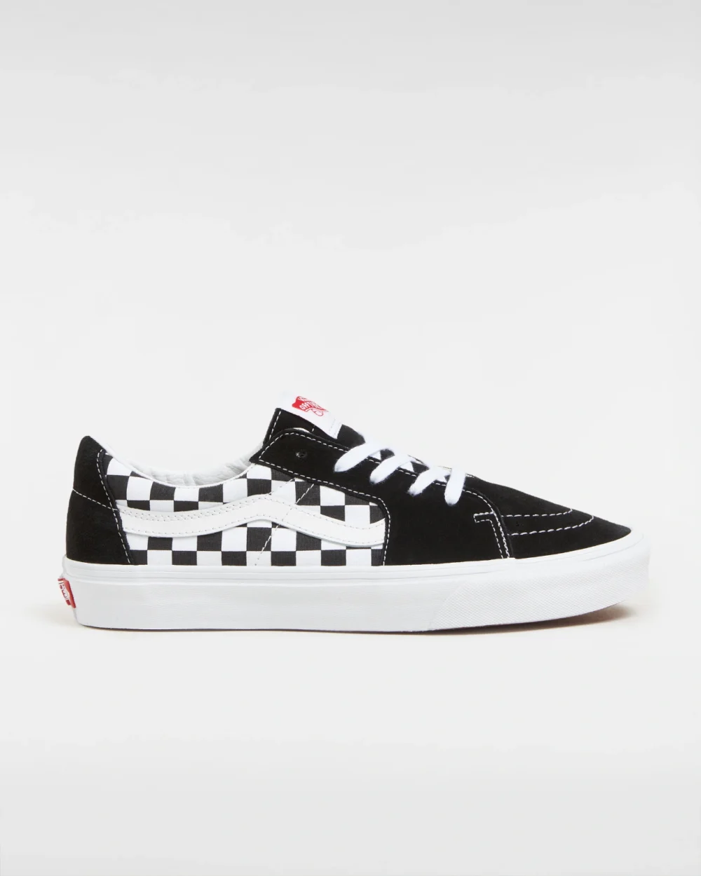 VANS - נעלי סניקרס Sk8-Low – VA4UUK4W7 – canvas-suede-blkchckrbrd – 5