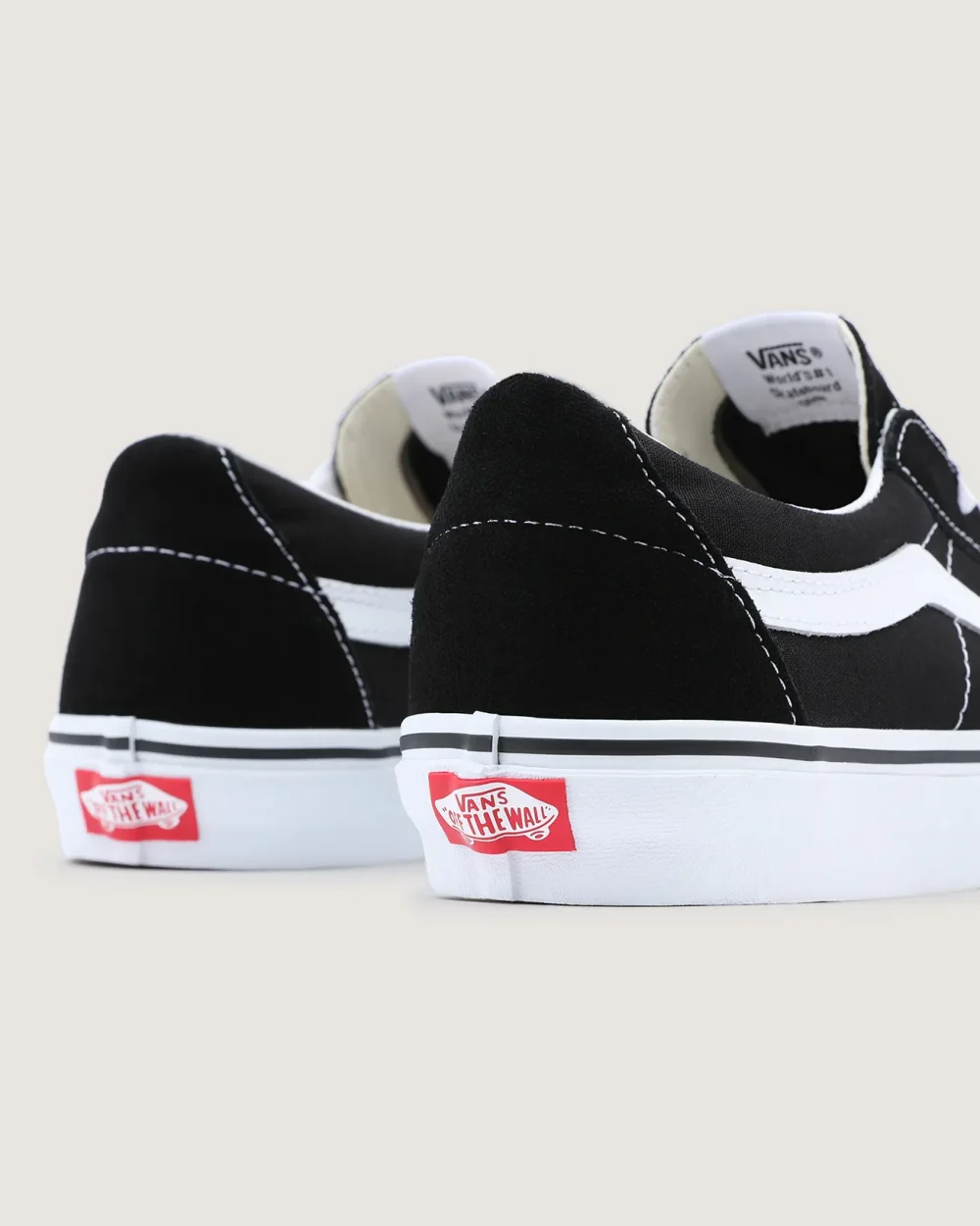 VANS - נעלי סניקרס Sk8-Low – VA4UUK6BT – black-true-white – 6