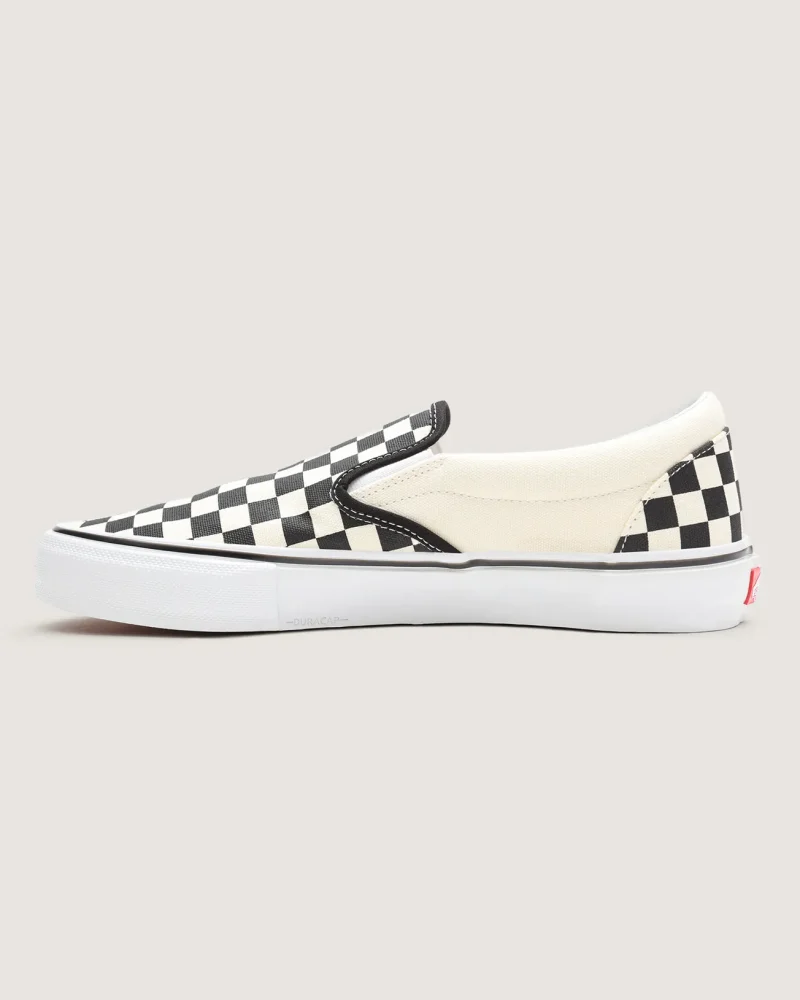 VANS - נעלי סקייט Skate Slip-On – VA5FCAAUH – checkerboard-black-off – 4