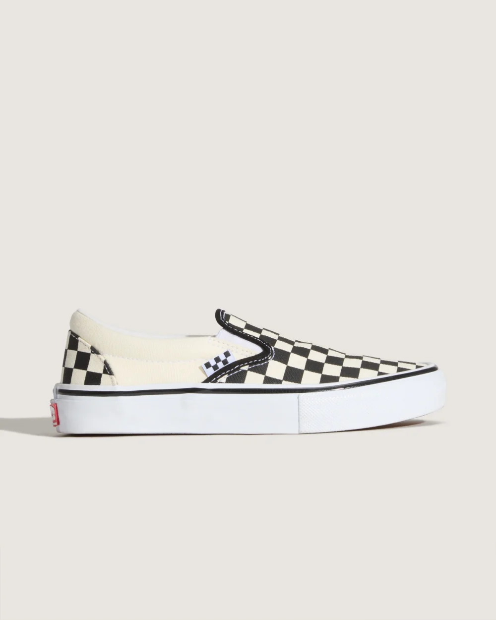 VANS - נעלי סקייט Skate Slip-On – VA5FCAAUH – checkerboard-black-off – 5