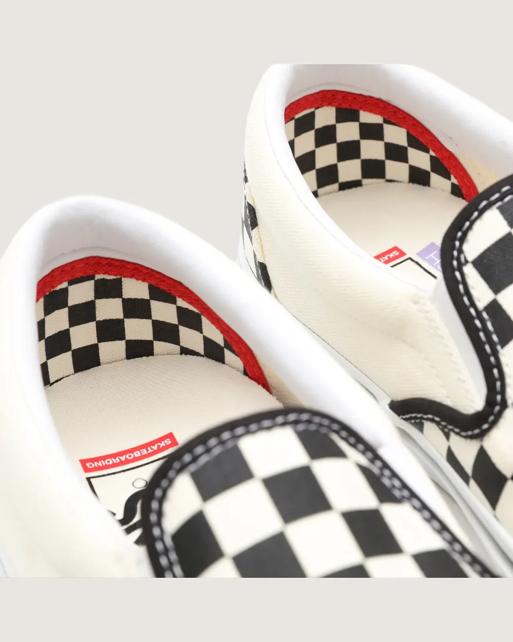 VANS - נעלי סקייט Skate Slip-On – VA5FCAAUH – checkerboard-black-off – 9