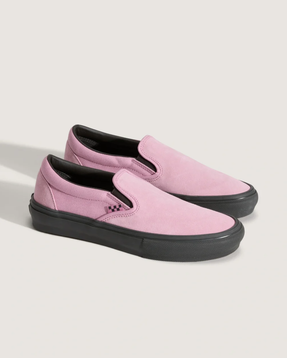 VANS - נעלי סקייט Skate Slip-On – VA5FCAPIB – pink-black – 1