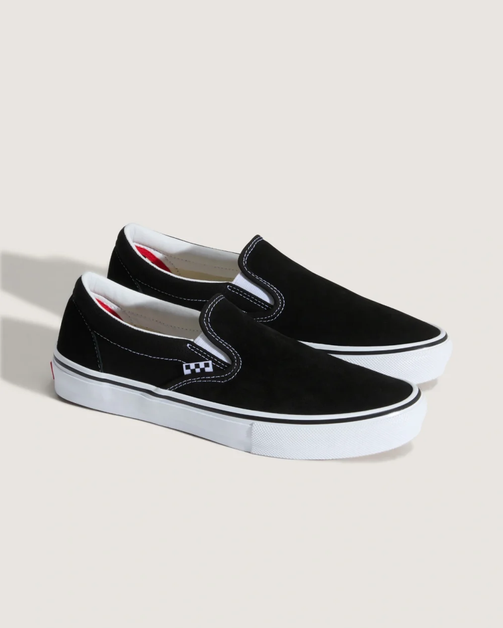 VANS - נעלי סקייט Skate Slip-On – VA5FCAY28 – black-white – 1