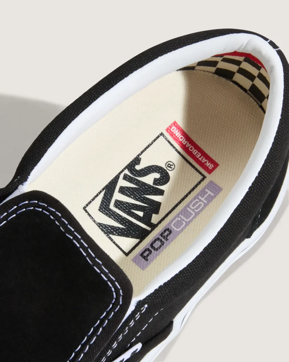 VANS - נעלי סקייט Skate Slip-On – VA5FCAY28 – black-white – 6